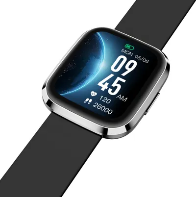 Smartwatch Garett GRC Style, 1.72", Bluetooth, i zi argjendtë - 3