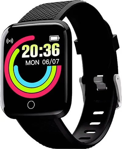 Ora smart Denver SW-154, ekran 1.3", Bluetooth, e zezë - 1