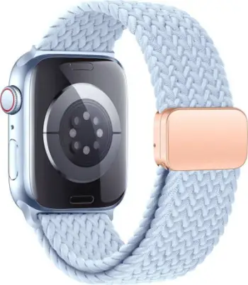 Byzylyk për Apple Watch Tech-protect Nylonmag, 42 44 45 49mm, najlon sportiv, blu e hapur
