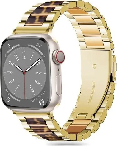 Byzylyk për Apple Watch Tech-Protect Modern, çelik inox, 38 40 41mm, ngjyrë ari - 1