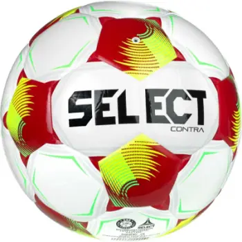 Top futbolli Select Contra v26, stërvitor, madhësia 4, i bardhë me të kuqe