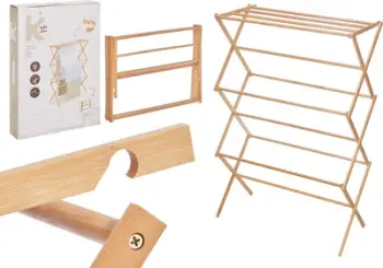 Tharëse rrobash Kipit Zenwood, bambu, palosëse, natyrale