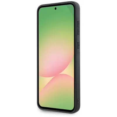 Futrollë telefoni Guess 4G Saffiano për Samsung Galaxy A56 5G, eco leather, i zi - 4