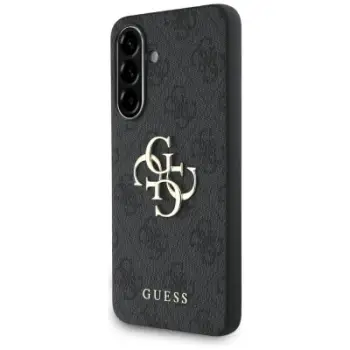 Futrollë telefoni Guess 4G Saffiano për Samsung Galaxy A56 5G, eco leather, i zi