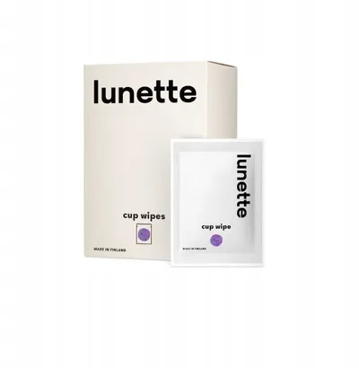 Peceta higjienike Lunette Cup Wipes, për kupë menstruale, pa aromë, 20 copë - 1