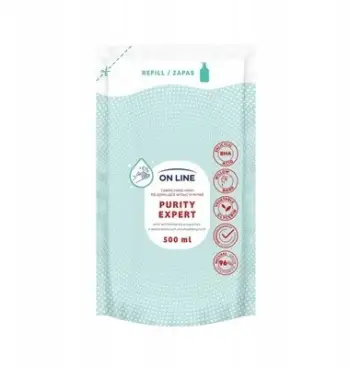 Sapun i lëngshëm On Line Purity Expert, hipoalergjik, 500ml, i bardhë