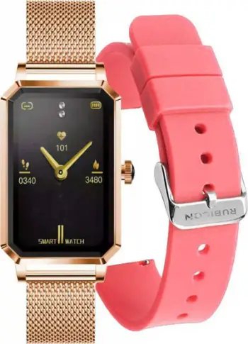 Smartwatch për gra Rubicon RNCE86 SMARUB144, ekran 1.13", IP68, ngjyrë rose gold