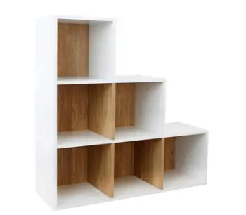 Organizues lodrash U-Grow, modular me 6 ndarje, 90x29x90 cm, melaminë, i bardhë