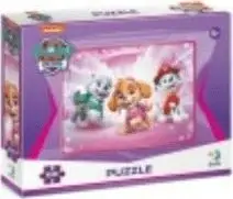 Puzzle Dodo Paw Patrol Everest Skye dhe Marshall, 60 pjesë, rozë
