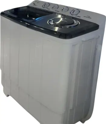 Lavatrice me dy kazanë Luxpol LXPB-75, 7.5 kg larje, pompë uji, bardhë gri