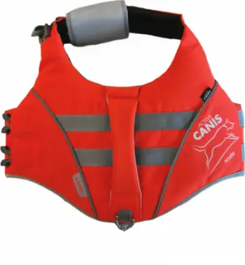 Jeletë shpëtimi për qen Active Canis Life Jacket S, neopren, reflektuese, portokalli