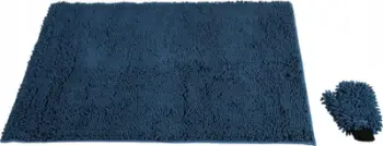 Set tapet tharës për qen Zolux, mikrofibër 120x80cm, me dorezë, blu