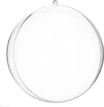 Top dekorativ akrilik Stamperia, 15 cm, set 2 copë, transparent