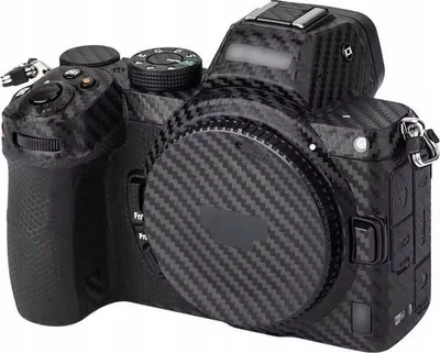 Film mbrojtës JJC SS-Z5CF për Nikon Z5, anti-gërvishtje, teksturë karbon fiber, i zi - 3