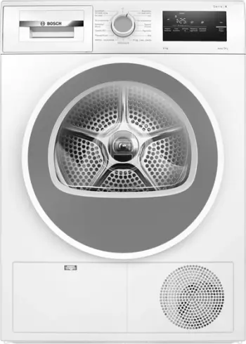 Tharëse rrobash Bosch Series 4 WTH85077PL, 8kg, pompë nxehtësie, e bardhë