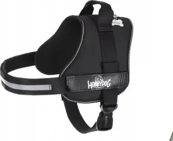 Frerë jo shtrëngues për qen Juliette Harness XXXL, reflektuese, 83-109 cm, e zezë
