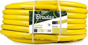 Zorrë kopshti Bradas Sunflex, 3/4", 50m, e verdhë