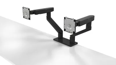 Standi për dy monitorë Dell 482-BBDL, 19"–38", VESA 100x100, deri 10 kg, i zi - 1