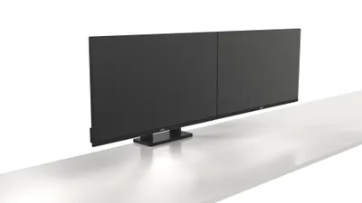 Standi për dy monitorë Dell 482-BBDL, 19"–38", VESA 100x100, deri 10 kg, i zi - 11