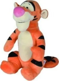 Lodër pelushi Disney Winnie the Pooh Tigger, 25cm, material i butë, portokalli - 2