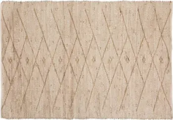 Tapet Atmosphera Sea View, pambuk dhe sisal, 120x170 cm, i bardhë