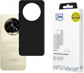 Mbulesë telefoni 3mk Matte Case për Realme 13 Pro+ 5G dhe Realme 13 Pro 5G, TPU, e zezë
