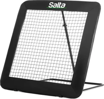Rebounder futbolli Salta Motion, 124 x 124 cm, kornizë metalike, i zi