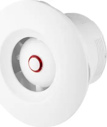 Ventilator tavanor Awenta WXO150 H, higrostat, kohëmatës, i bardhë