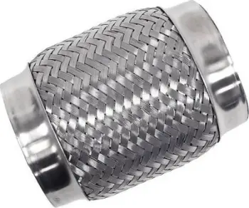 Gyp fleksibël shkarkimi Pro 304SS, 63mm, 150mm, argjendtë