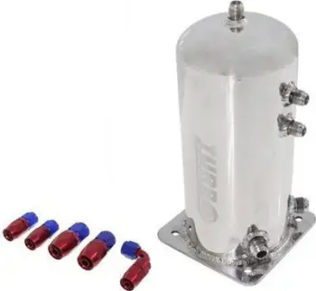 Rezervuar karburanti TurboWorks Swirl Pot, 2.5L, alumini, argjentë