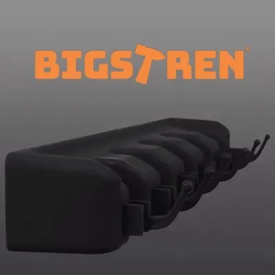 Mbajtëse muri për vegla Bigstren 20027, 40.5cm, plastikë, e zezë - 2
