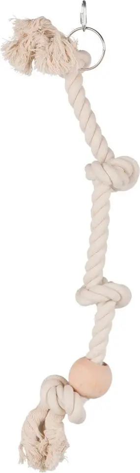 Litar për kafshë Trixie me nyje dhe topa