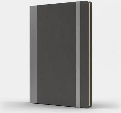 Fletore Like U Notebook A5 Pro M Plus, 240 faqe, pika 5x5 mm, gri argjendtë - 1