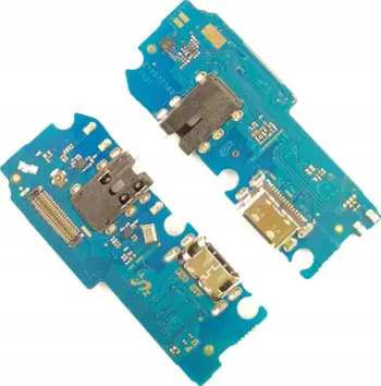Modul karikimi Samsung Galaxy A12 A125 M12 M127, portë USB, pjesë zëvendësuese, blu