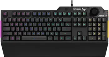 Tastierë gaming ASUS TUF Gaming K1, USB, layout gjerman QWERTZ, e zezë