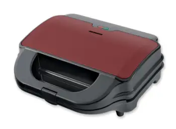 Tostier Heinner SM-2H900BKS, 900W, pllaka të lëvizshme, i zi