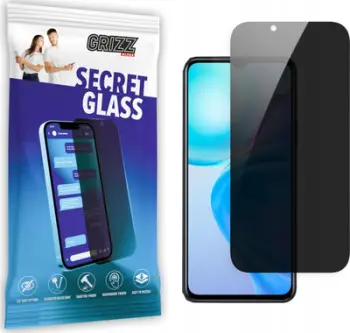 Xham mbrojtës privatizues Grizz SecretGlass për Vivo Y77e, qeramik, rezistent ndaj gërvishtjeve, transparent