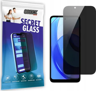 Xham mbrojtës privatësie Grizz SecretGlass për Motorola Moto E30, 9H, transparencë e lartë - 1