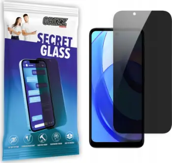 Xham mbrojtës privatësie Grizz SecretGlass për Motorola Moto E30, 9H, transparencë e lartë