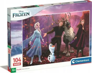 Puzzle Clementoni Disney Frozen 25771, 104 pjesë, 6–8 vjeç, shumëngjyrësh