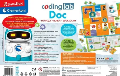 Robot edukativ Clementoni DOC, interaktiv, për fëmijë, shumëngjyrësh - 3