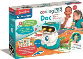 Robot edukativ Clementoni DOC, interaktiv, për fëmijë, shumëngjyrësh