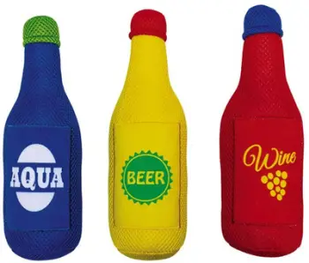 Lodër për qen Beeztees Dog Toy Drinks, 24 cm, noton në ujë, shumëngjyrëshe