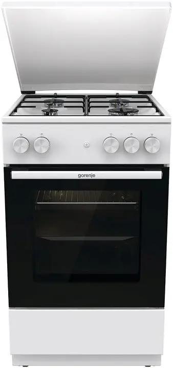 Shporet Gorenje GG5A14WJ, 50cm, furre me gaz 70L, i bardhë