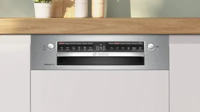 Lavastovilje gjysmë e integruar Bosch SPI4HMS49E, Series 4, 10 sete enësh, inox - 3