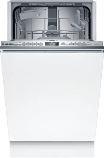 Lavastovilje e integruar Bosch SPV4HKX12E Series 4, 45cm, 10 sete, e bardhë