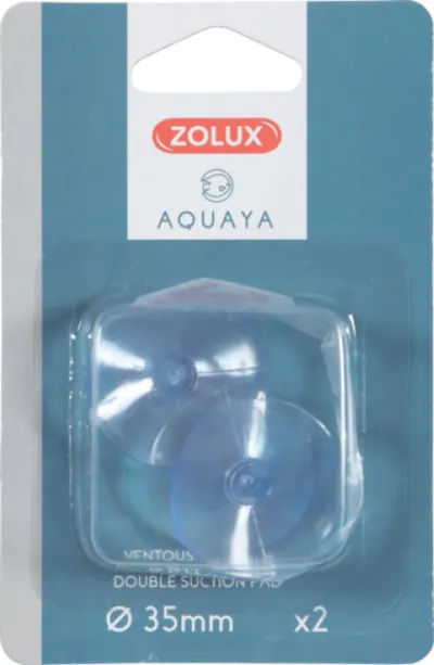 Aksesor akuariumi Zolux Suction Cups, 35mm, set 2 copë, transparente - 1