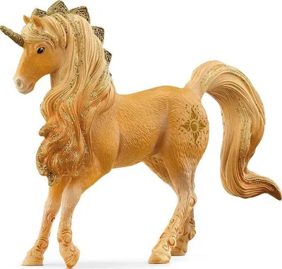 Figurine lodre Schleich Bayala Apollon Unicorn Stallion, plastike, shumëngjyrëshe - 1