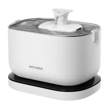 Burim uji pa kabllo për mace Petlibro Dockstream, 2.5L, me sensor lëvizjeje, i bardhë