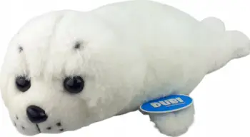 Lodër pelushi Dubi Seal, 38cm, gri